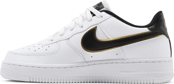 Air Force 1 Low '07 LV8 Double Swoosh White Metallic Gold (GS)