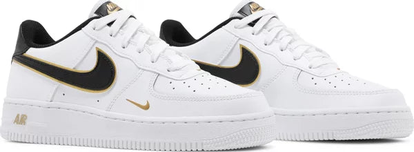 Air Force 1 Low '07 LV8 Double Swoosh White Metallic Gold (GS)