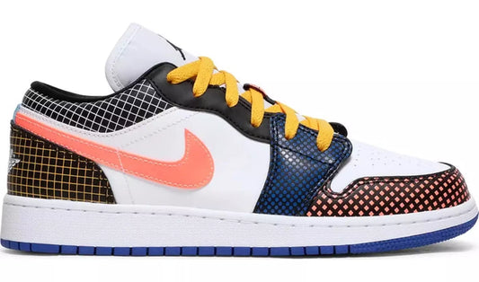 Jordan 1 Low MMD Multi-Color Grid (GS)