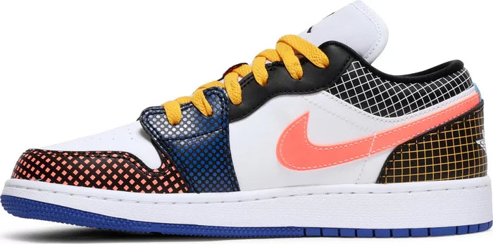 Jordan 1 Low MMD Multi-Color Grid (GS)