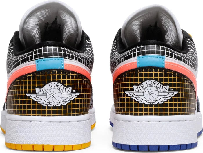 Jordan 1 Low MMD Multi-Color Grid (GS)