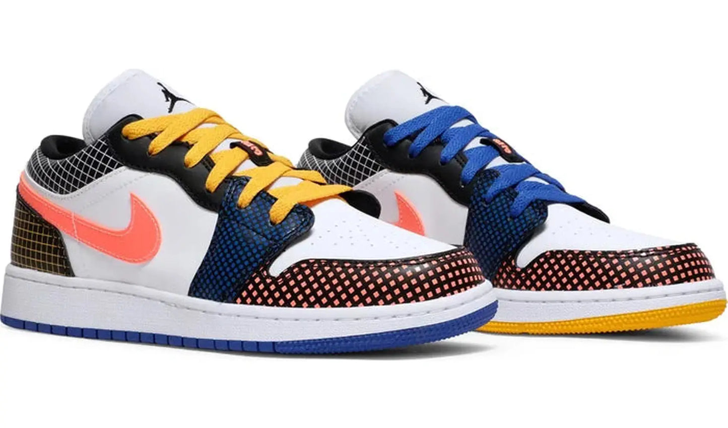 Jordan 1 Low MMD Multi-Color Grid (GS)