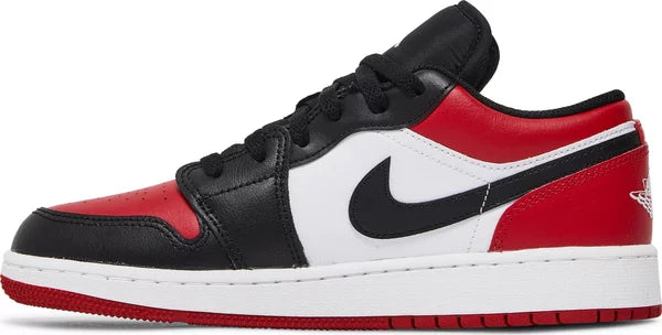 Jordan 1 Low Bred Toe (GS)