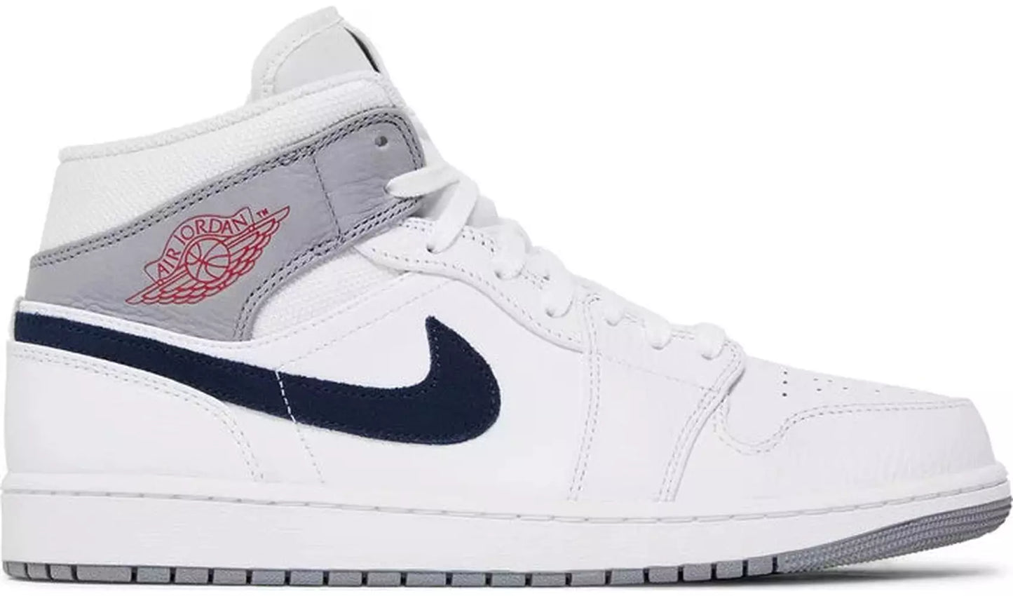 Jordan 1 Mid Paris White