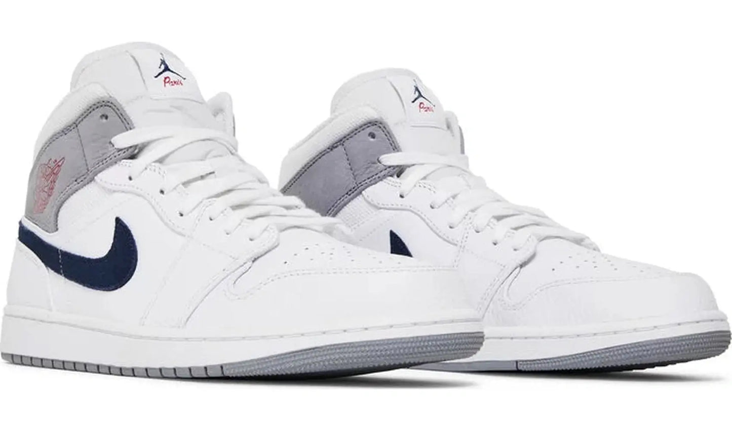 Jordan 1 Mid Paris White