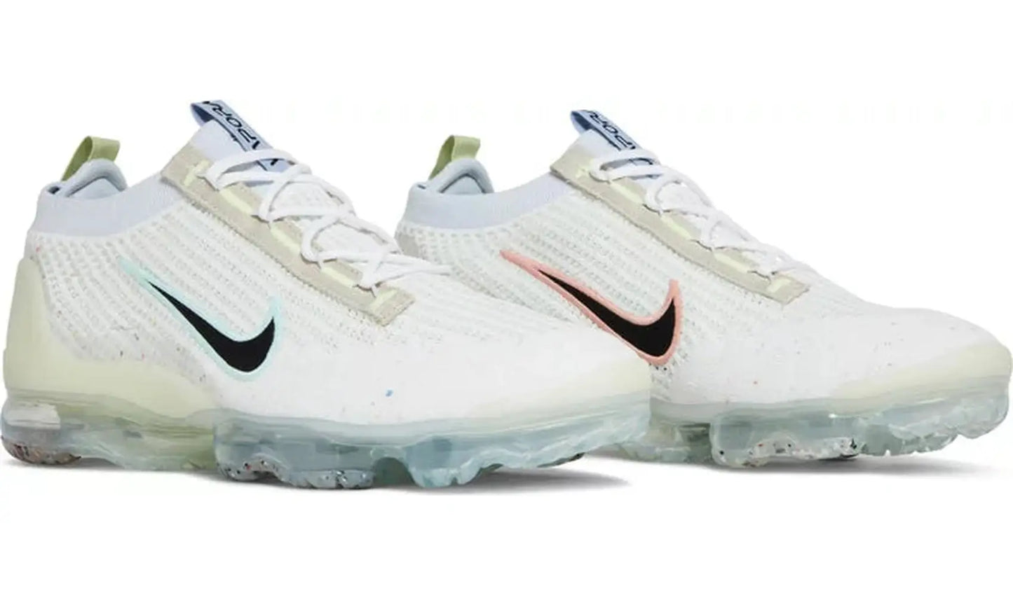 Nike Air VaporMax 2021 FK Mismatched Swoosh White