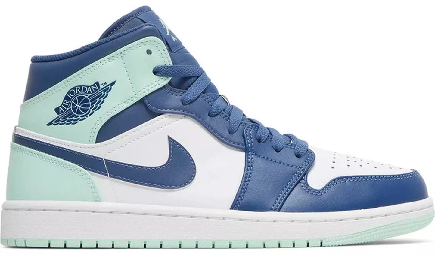 Jordan 1 Mid Mystic Navy Mint Foam