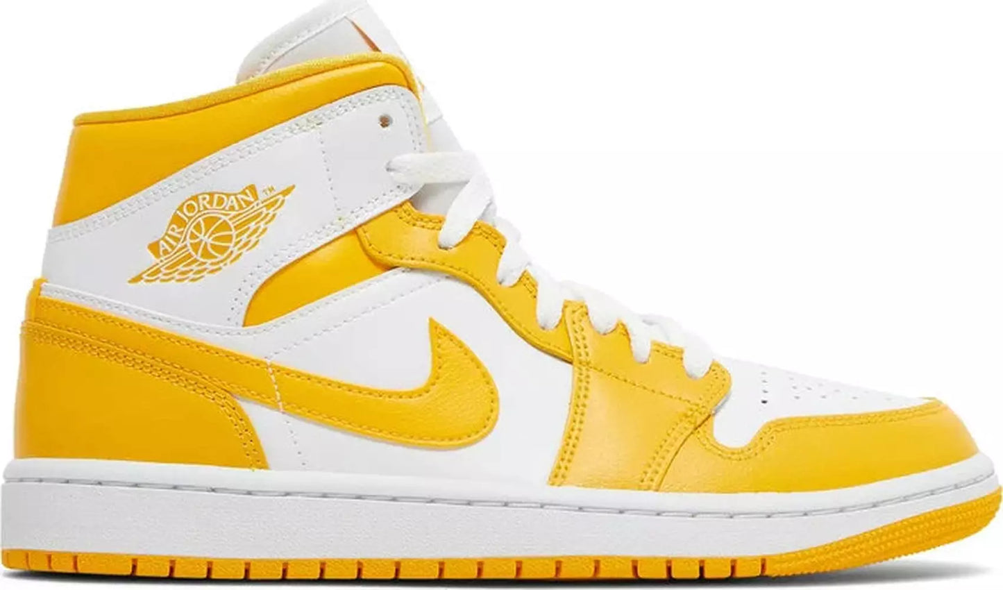 Jordan 1 Mid White University Gold(W)