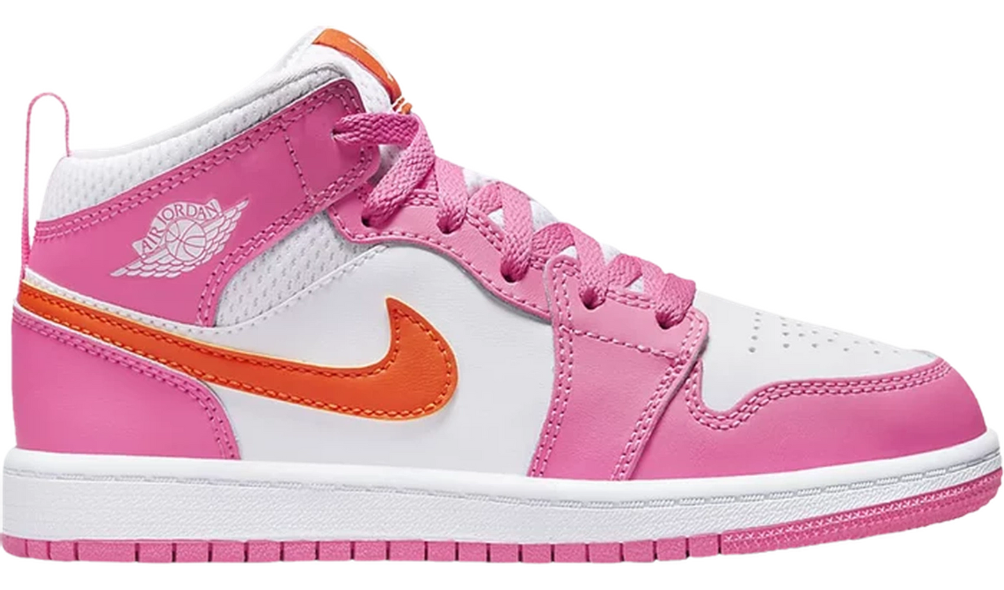 Jordan 1 Mid Pinksicle Safety Orange (TD)