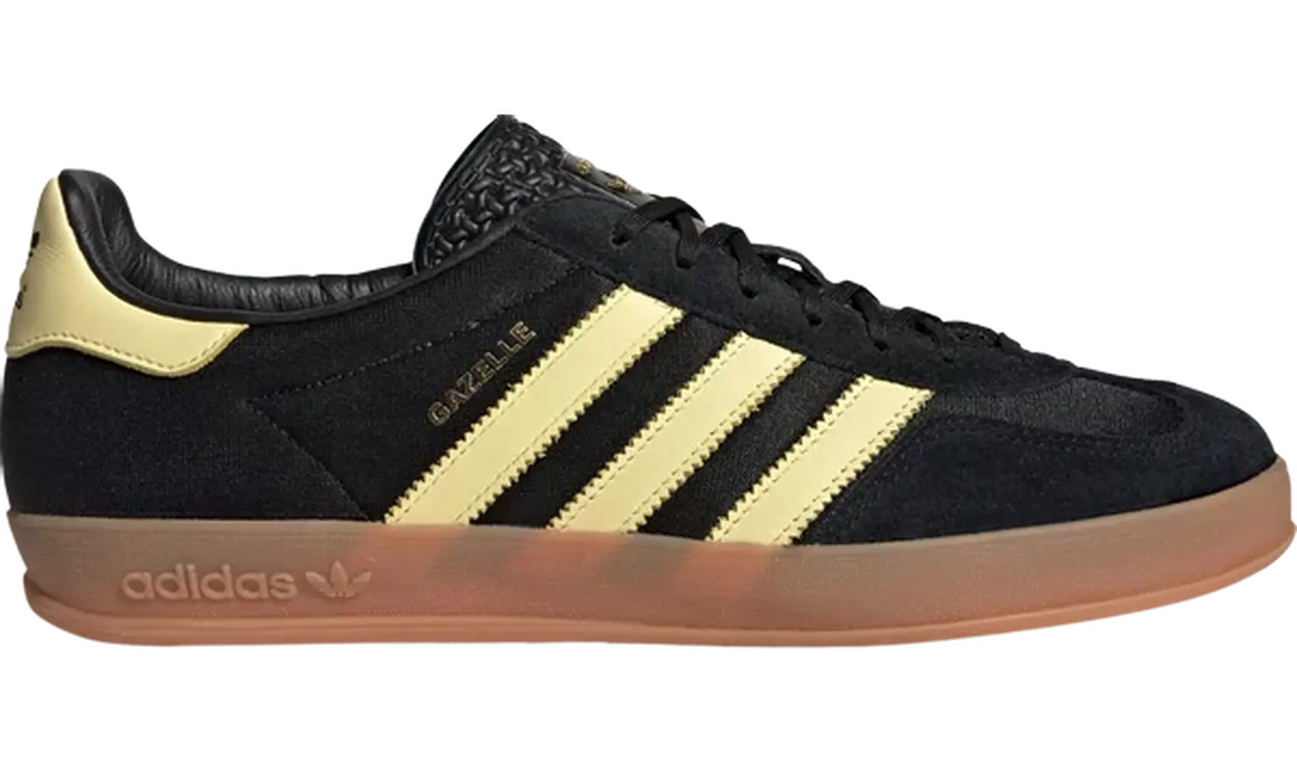 Adidas Gazelle Indoor Black Almost Yellow Gum