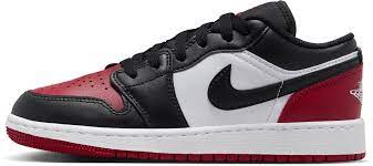 Jordan 1 Low Bred Toe 2.0 (GS)