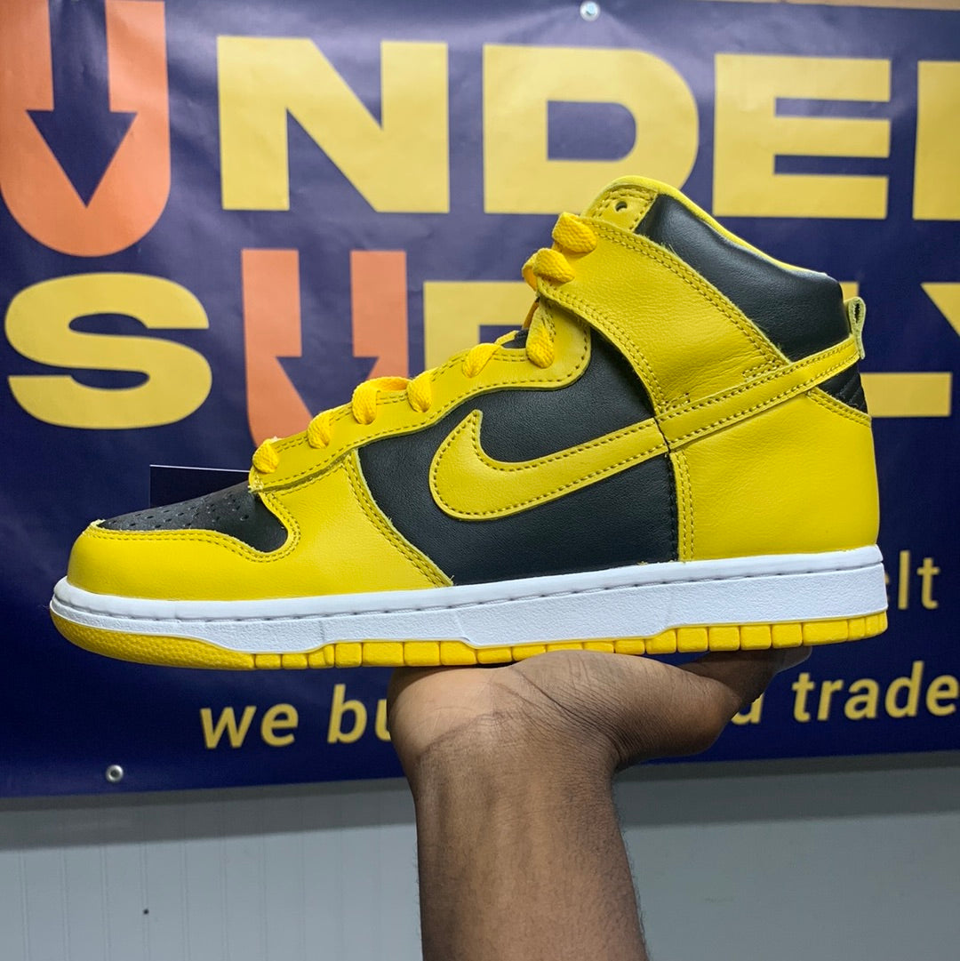 Nike Dunk High Black Varsity Maize(UN)